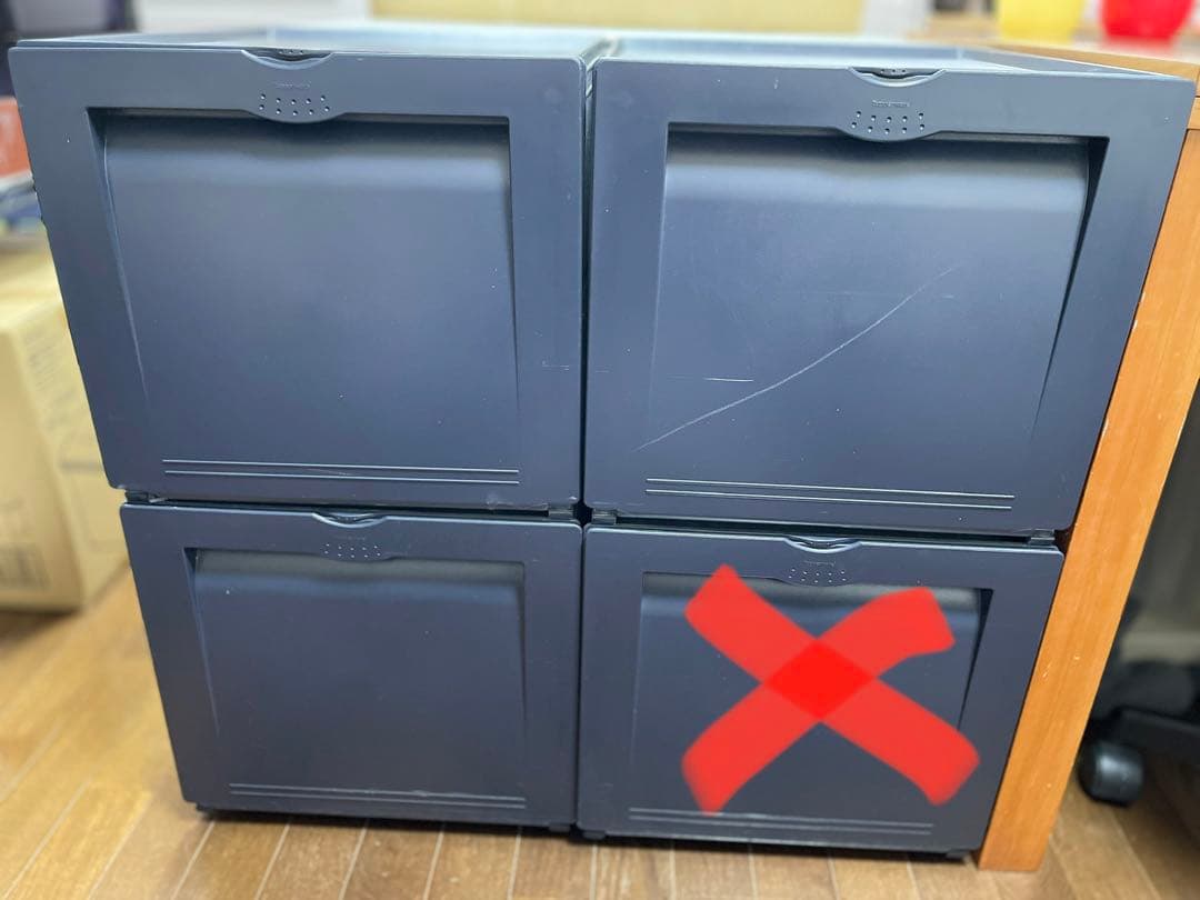 タッパーウェア　スーパーチェストミニ引き出し2段　3個セット