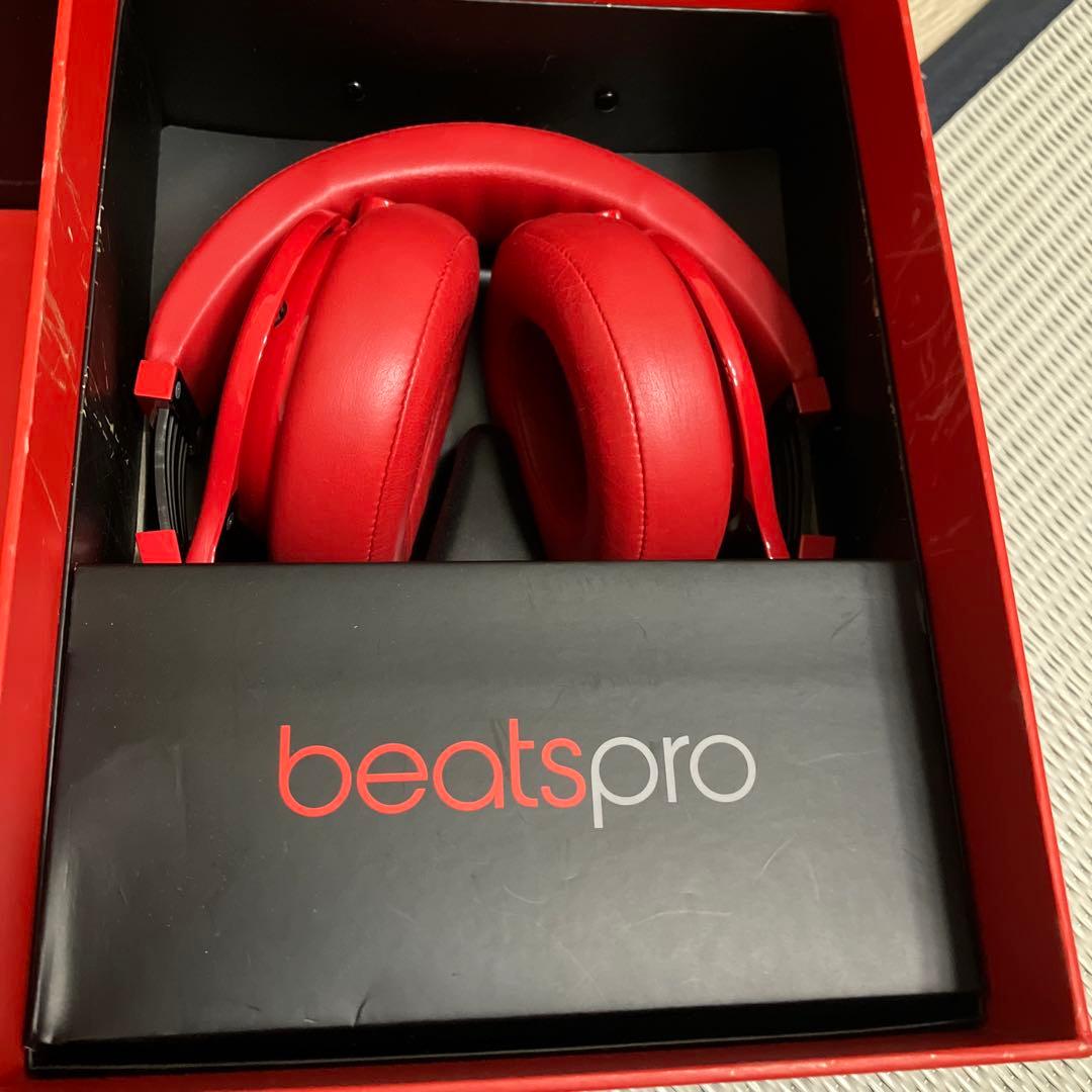 beats pro レッド オーバーイヤーヘッドフォン