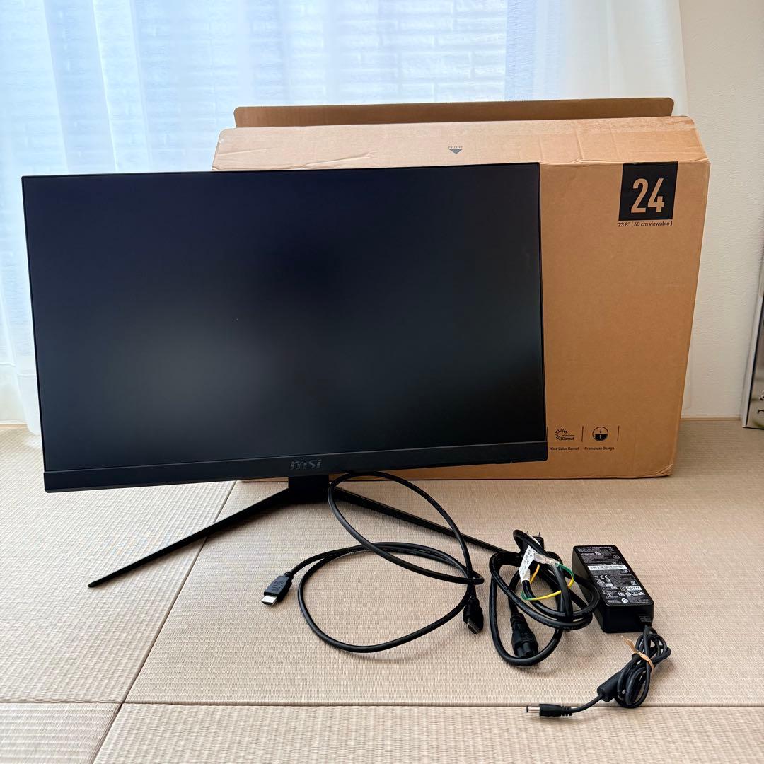 MSI ゲーミングモニター　23.8インチ　G2412F 本体