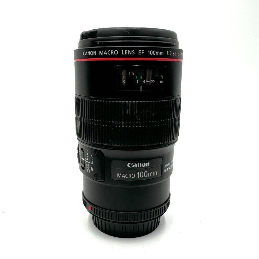 美品 CANON キャノン EF 100mm F2.8 L IS USM