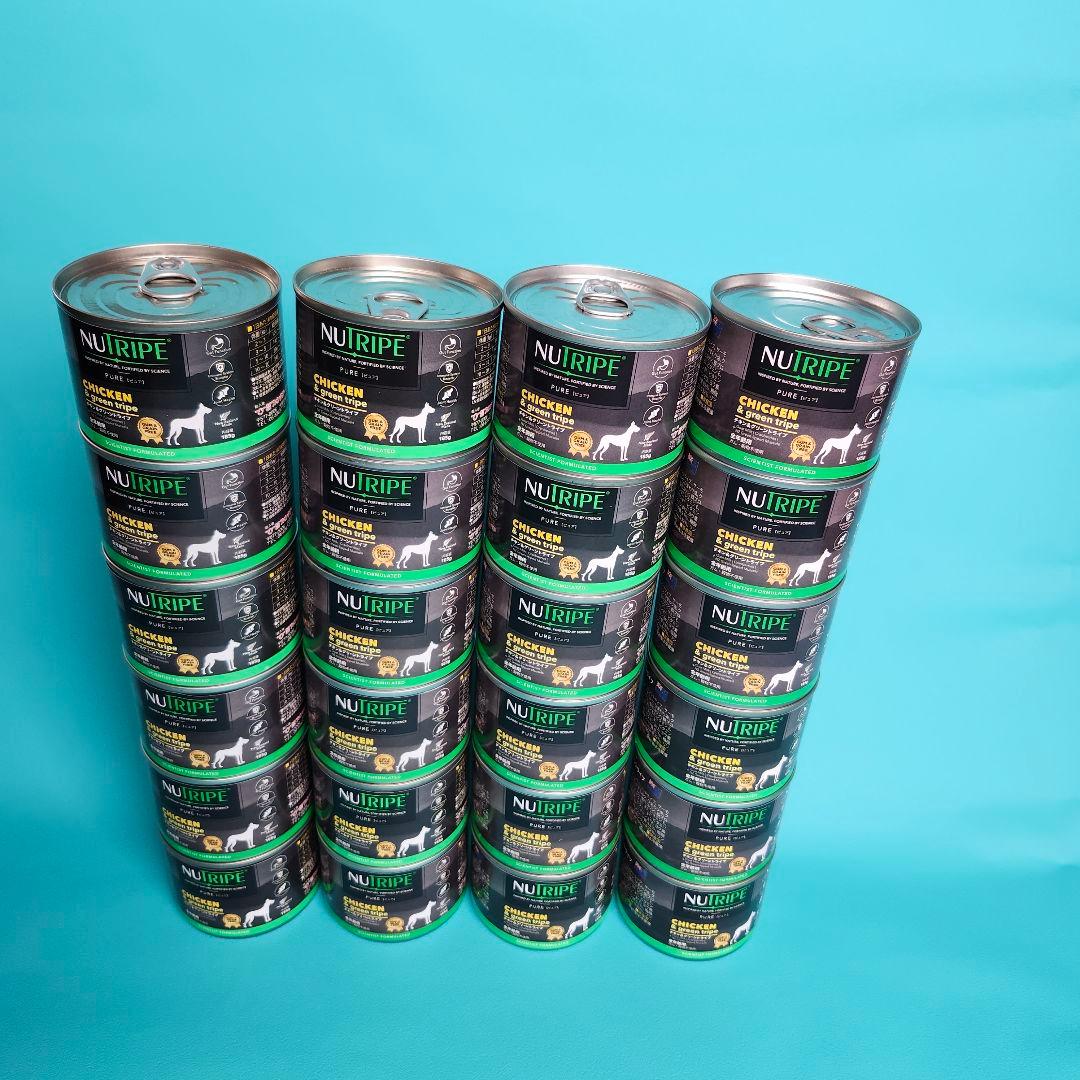 NUTRIPE チキン ウェットドッグフード 24缶セット