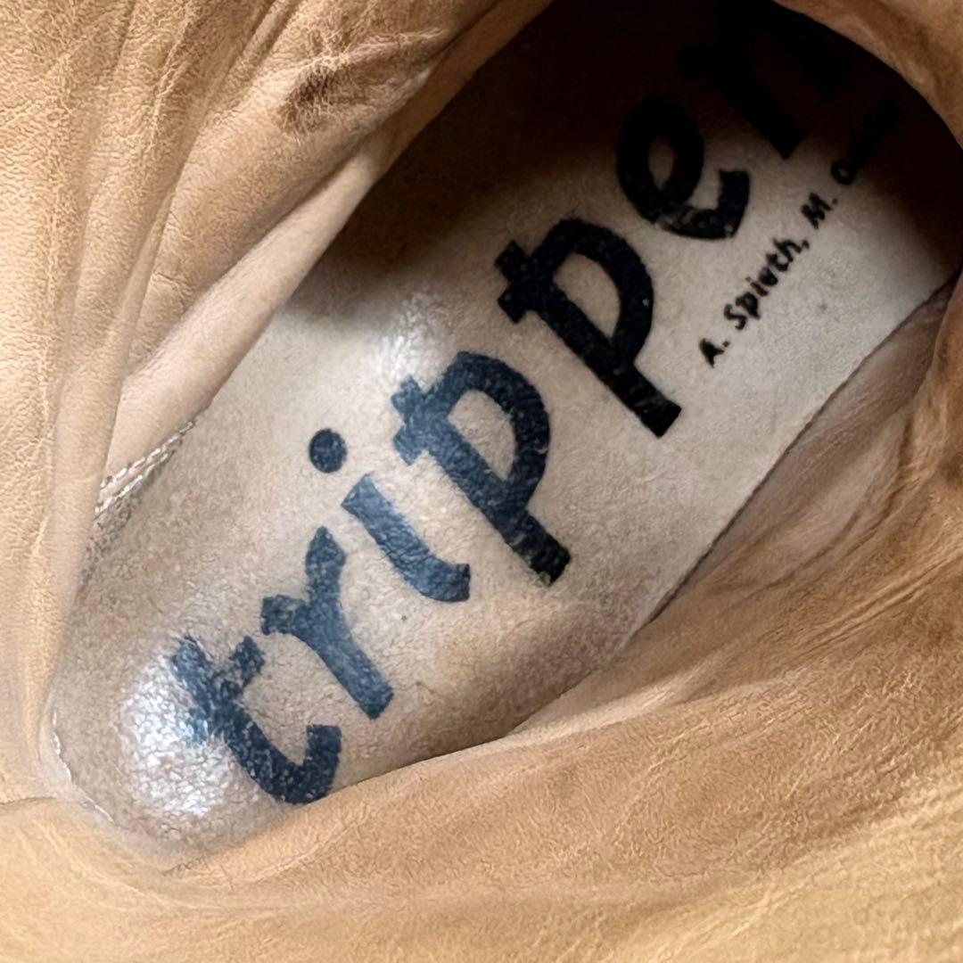 trippen トリッペン レースアップ レザーブーツ 23cm ブラウン