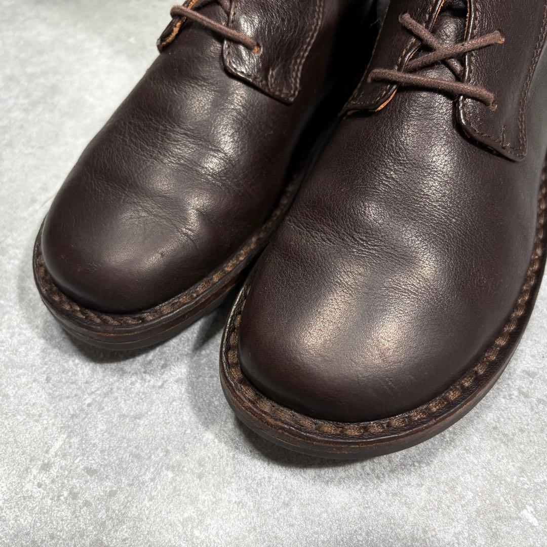 trippen トリッペン レースアップ レザーブーツ 23cm ブラウン