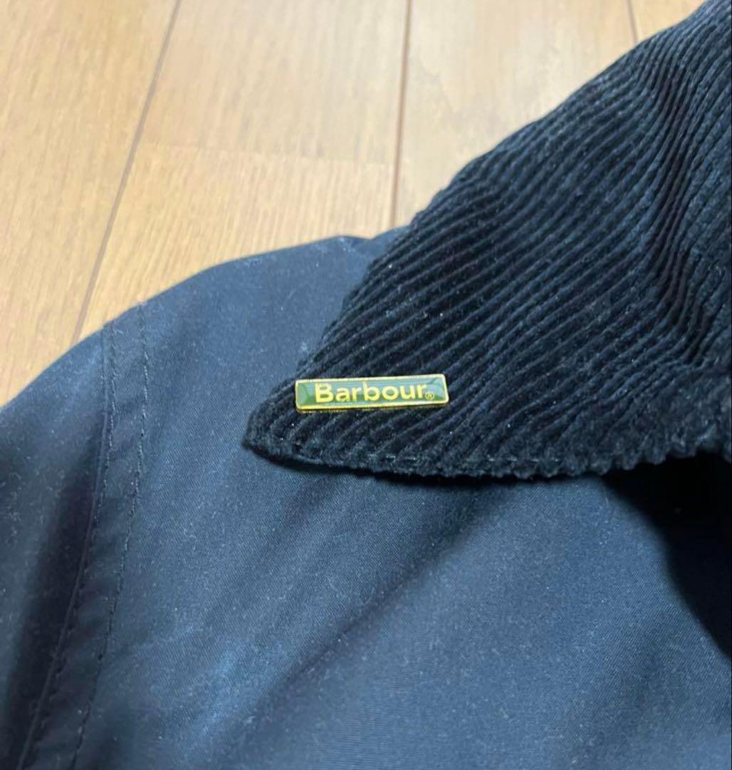 Barbour ネイビー モッズコート