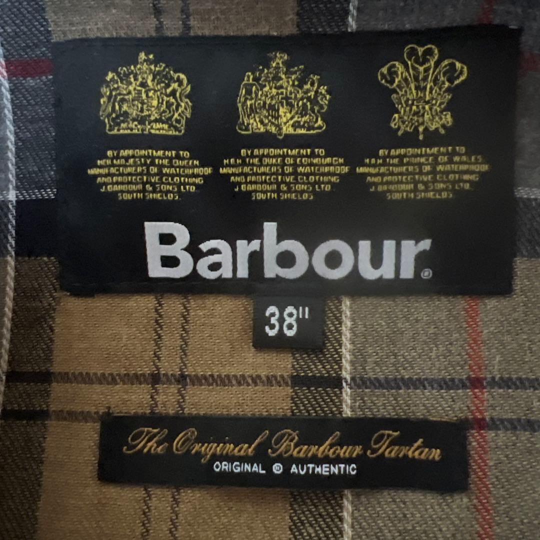 Barbour ネイビー モッズコート