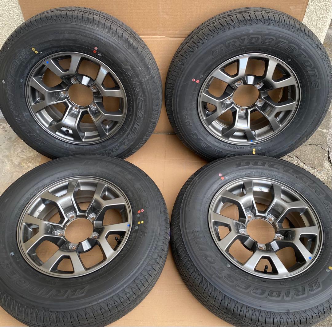 送料無料　新車 SUZUKIジムニーノマド純正タイヤ&アルミホイール 4本セット