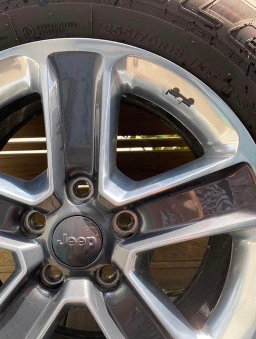 ラングラーＪＬ 18インチ純正ホイールタイヤ ５本セット