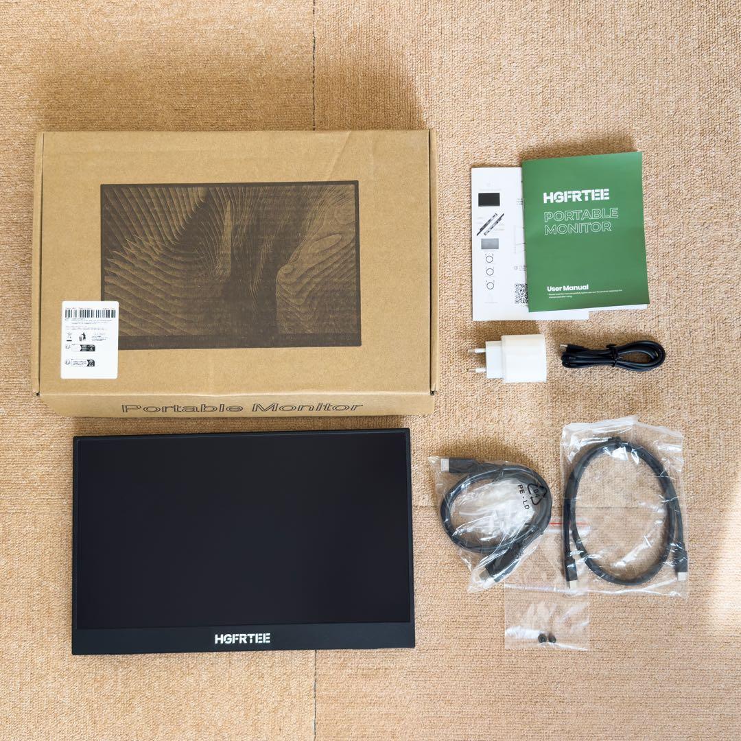 HGFRTEE 14インチ 4K モバイルモニター