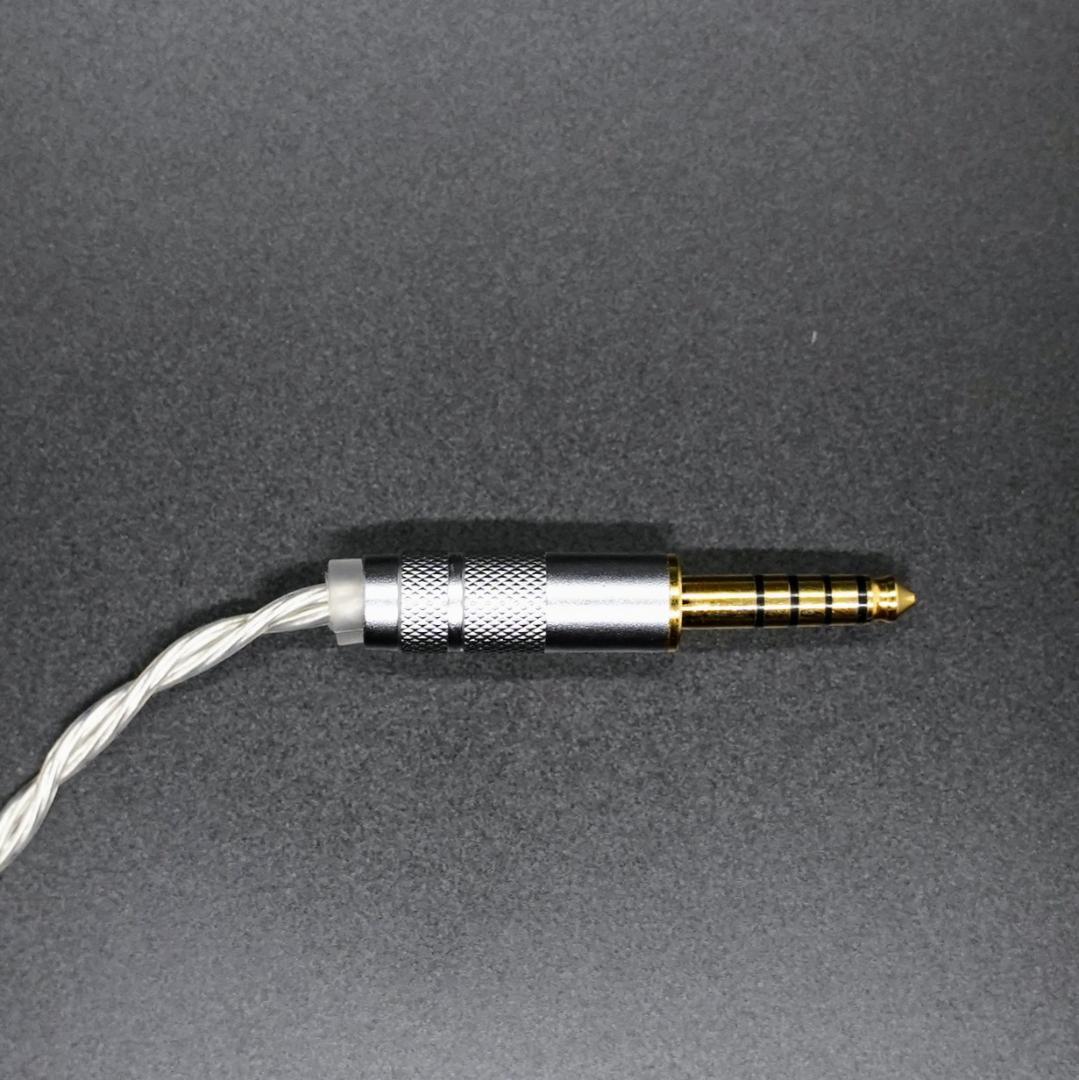 最高峰グレード 7N超冷凍製単結晶銅銀メッキ最高ケーブル IE500/4.4mm