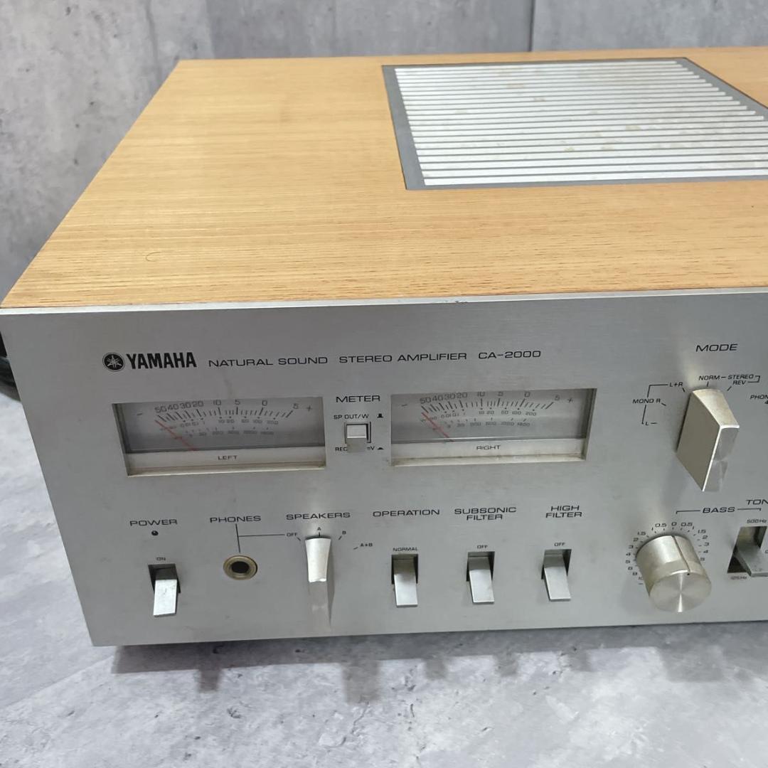 YAMAHA CA-2000 プリメインアンプ No07777 通電確認、現状品