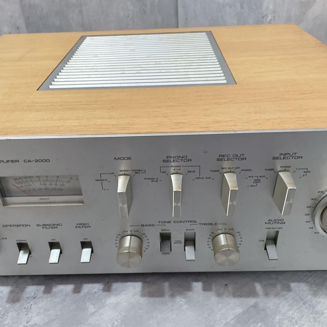 YAMAHA CA-2000 プリメインアンプ No07777 通電確認、現状品