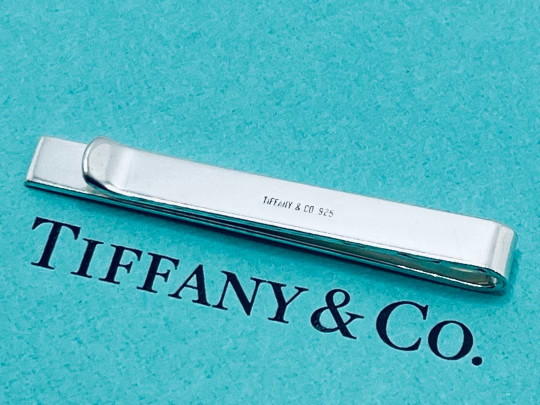 h812 ティファニー　エンジンターン　マネークリップ　シルバー　925