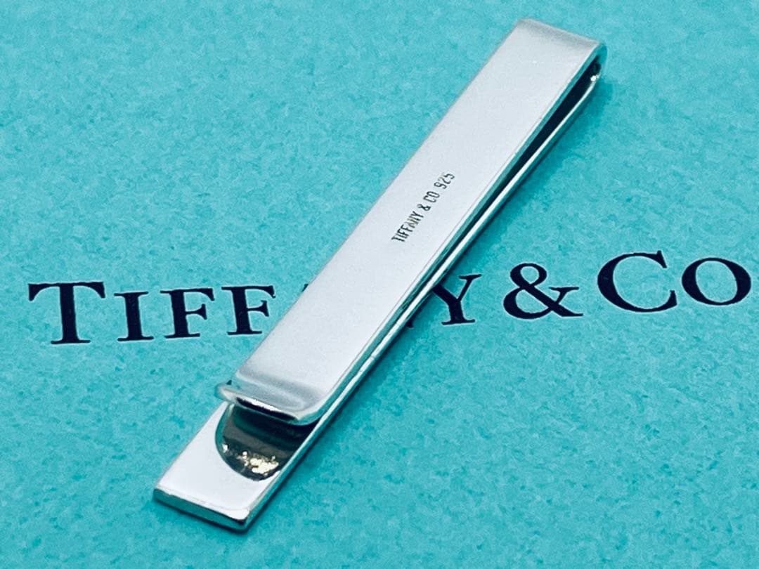 h812 ティファニー　エンジンターン　マネークリップ　シルバー　925