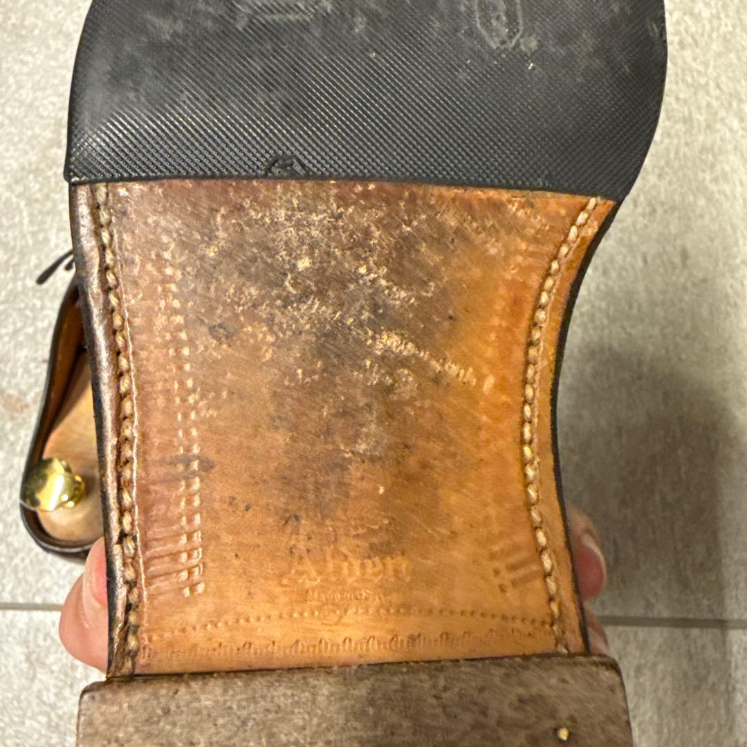 【美品】ALDEN コードバン バーガンディ Uチップ 2210 シューツリー付