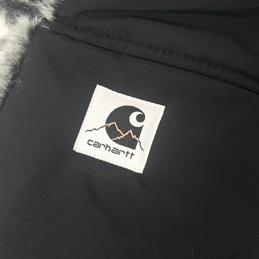 Carhartt カーハート フライトキャップ テキスタイルボディ ブラック