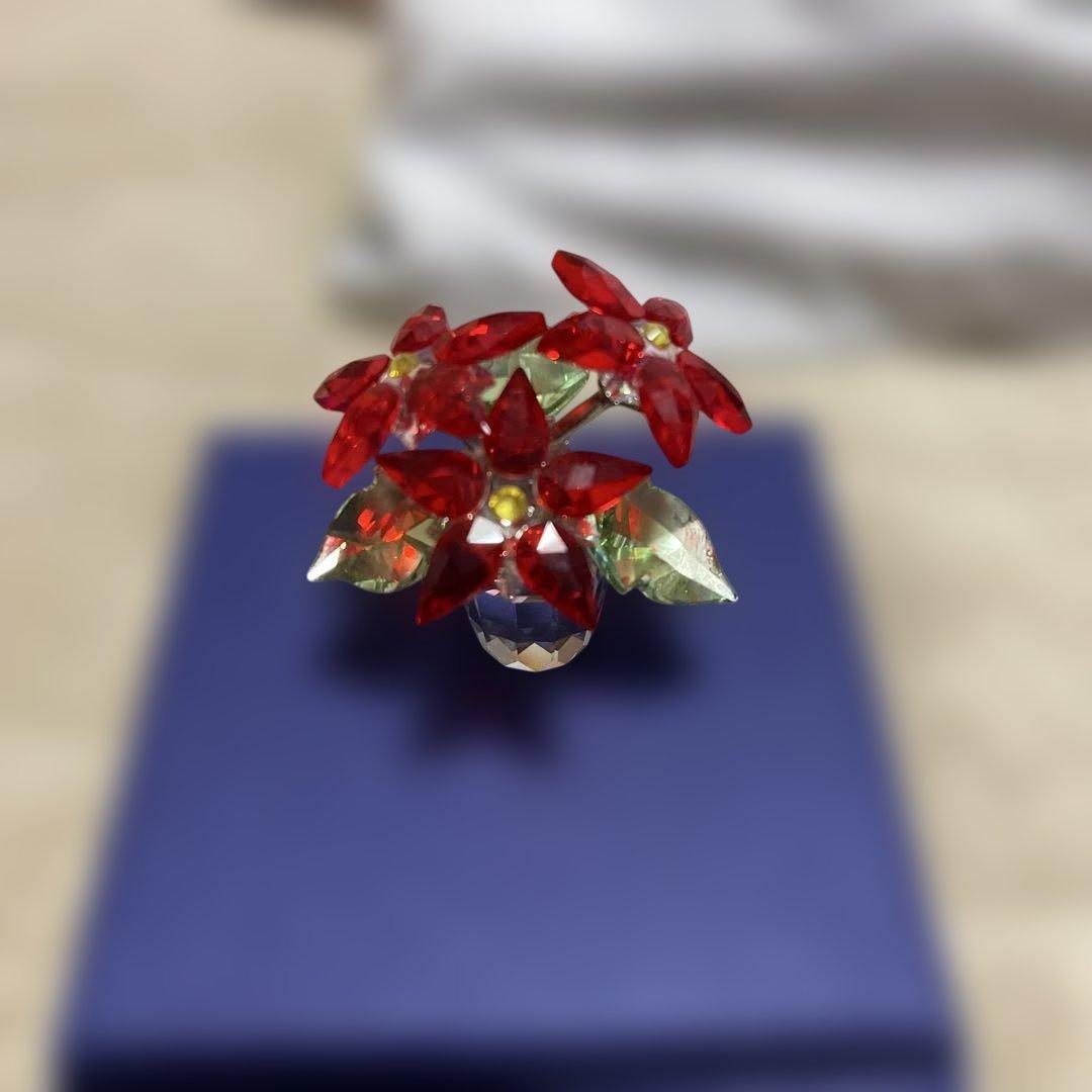 kenji.m　SWAROVSKI ポインセチア