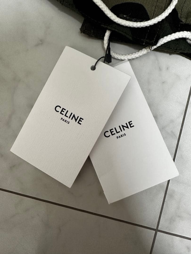 Celine セリーヌ　カーゴパンツ　迷彩　カモ　カモフラージュ