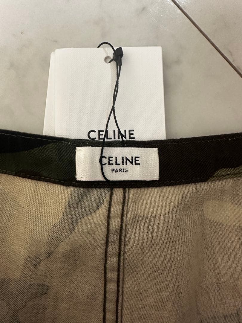 Celine セリーヌ　カーゴパンツ　迷彩　カモ　カモフラージュ