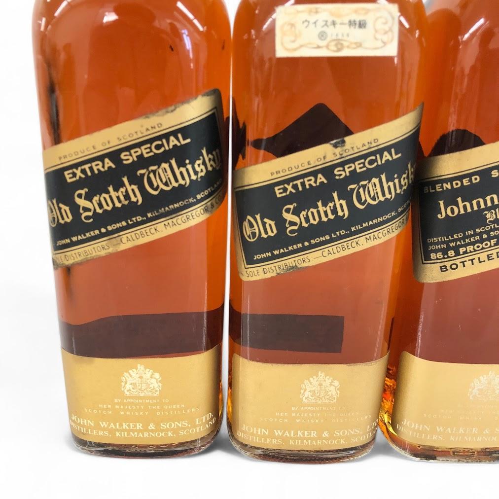 【未開栓】ジョニーウォーカー オールドスコッチウイスキー ブラックラベル 6本