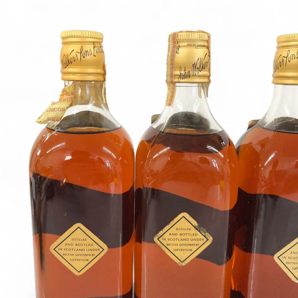 【未開栓】ジョニーウォーカー オールドスコッチウイスキー ブラックラベル 6本