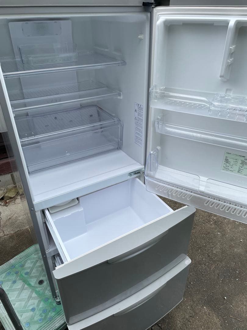 アクア 3ドア冷蔵庫 AQR-271E(S) 272L