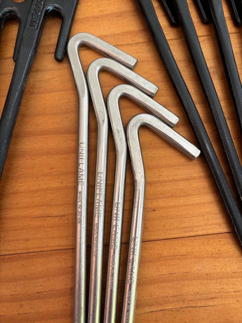 テント・タープ用　ペグ33本セット ペグハンマー付き スノーピーク モチヅキ