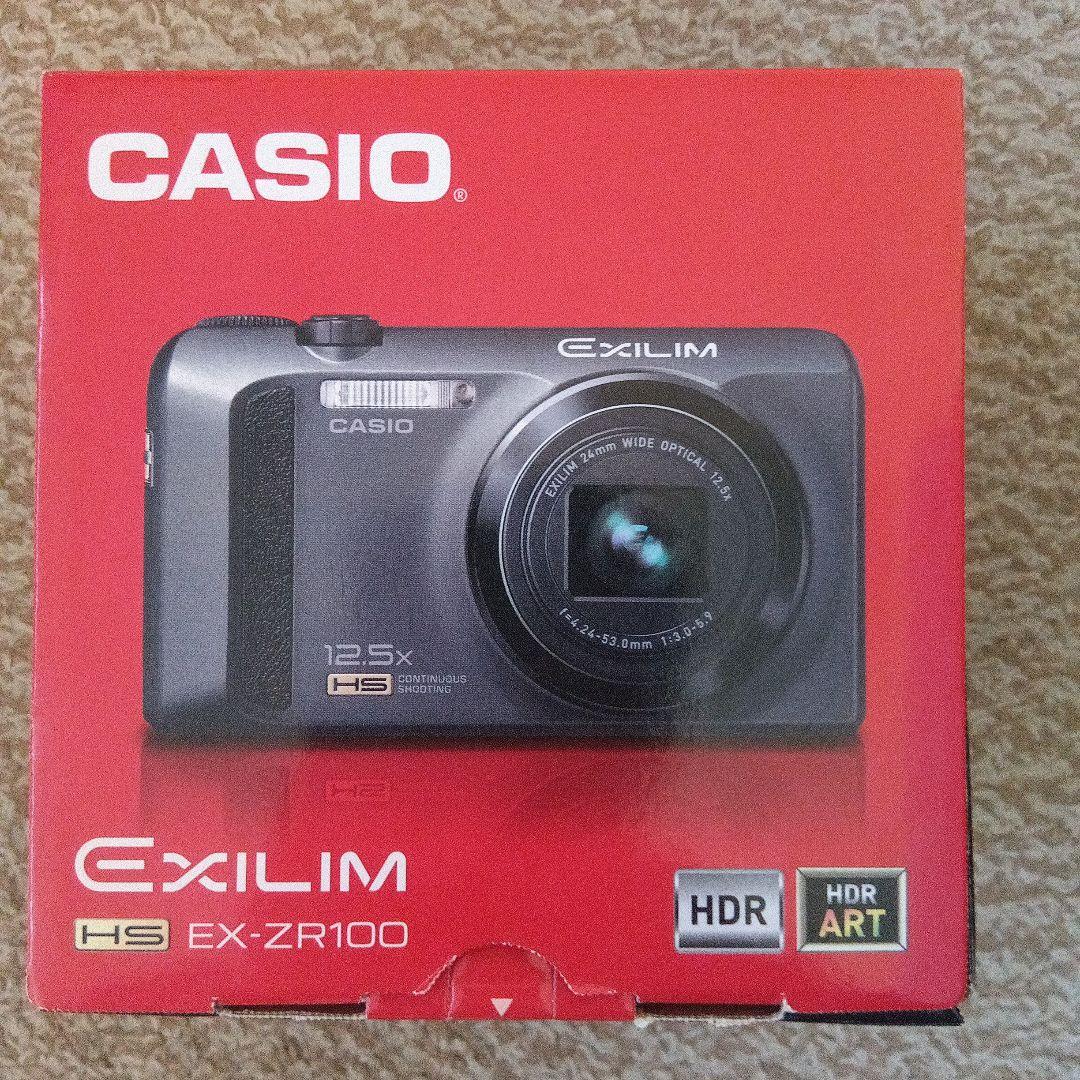 CASIO EXILIM EX-ZR100 コンパクトデジタルカメラ ブラック