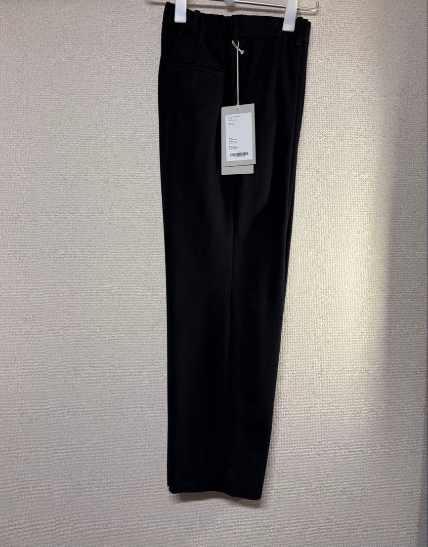 オーガニックコットン サバイバルクロス ワンタック テーパード トラウザーズ