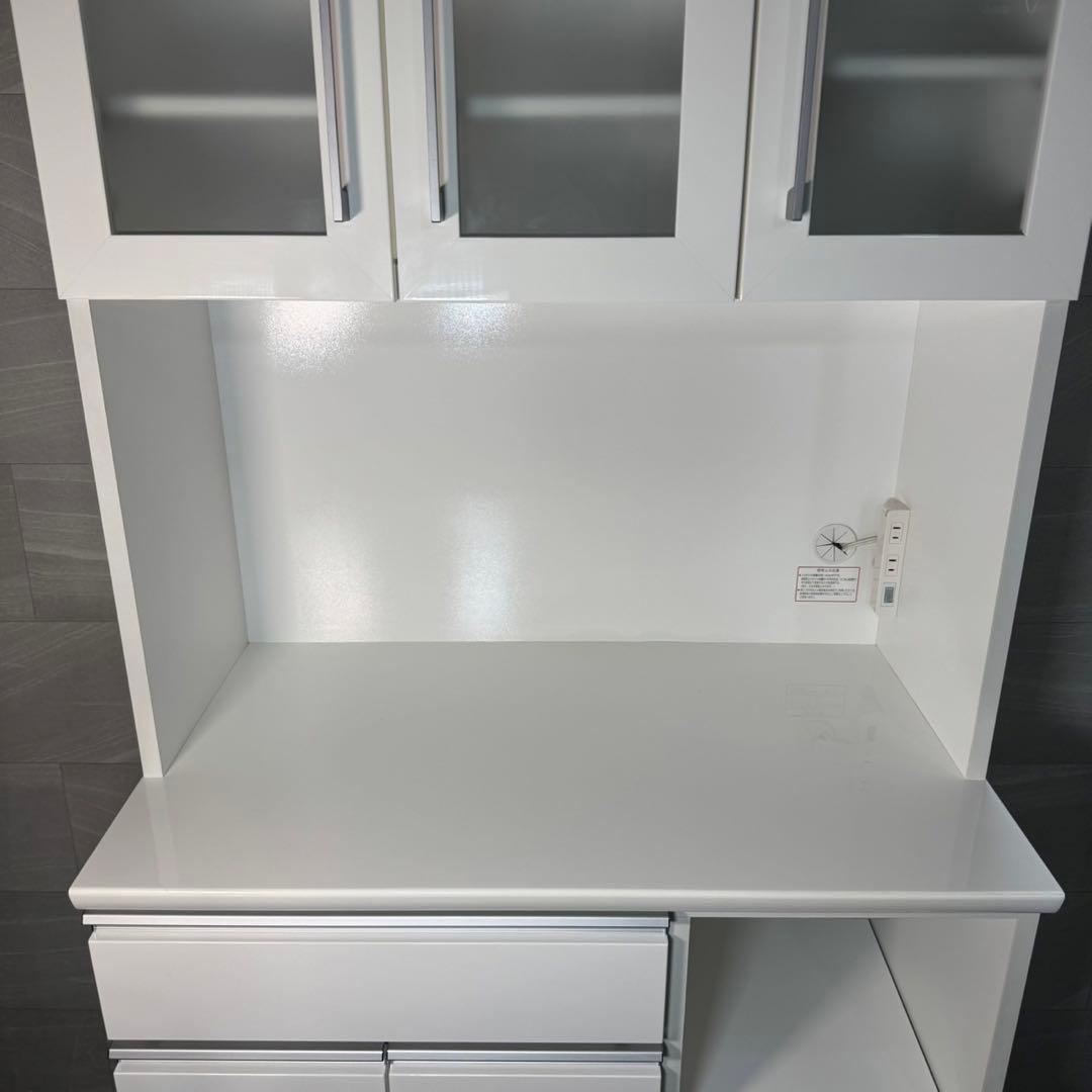 ニトリ 食器棚 レジューム 幅90cm シンプル キッチンボード d4629