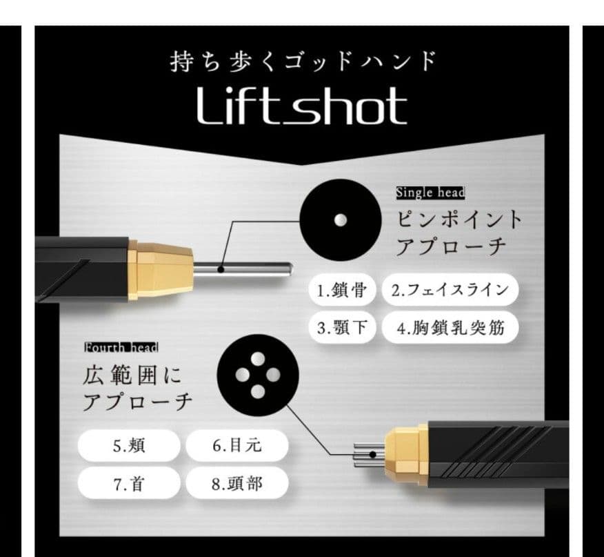 リフトショット ポスポス Lift shot ペン型美顔器22000円 保証書付