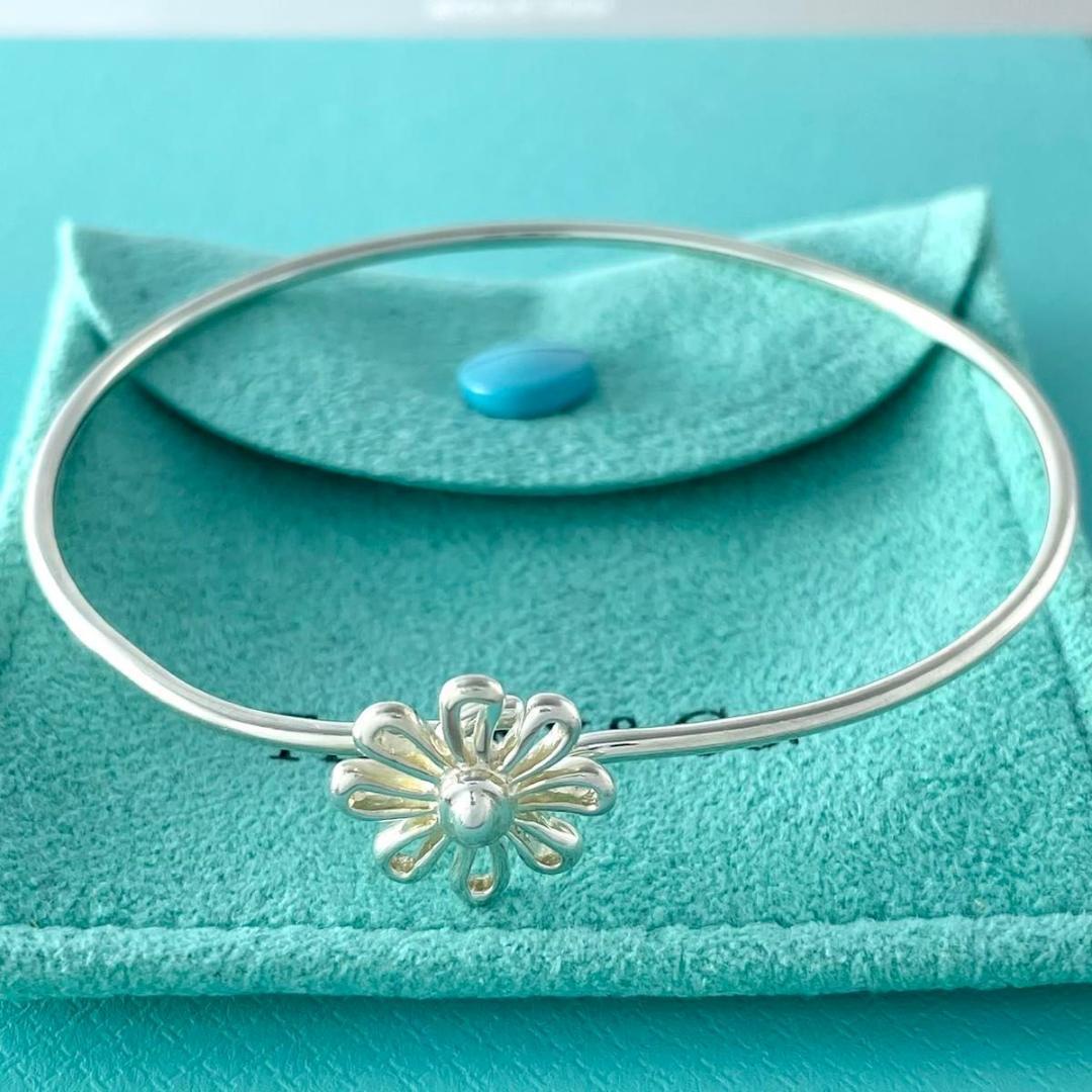 ティファニー 美品 デイジー ブレスレット フック バングル RM8fe