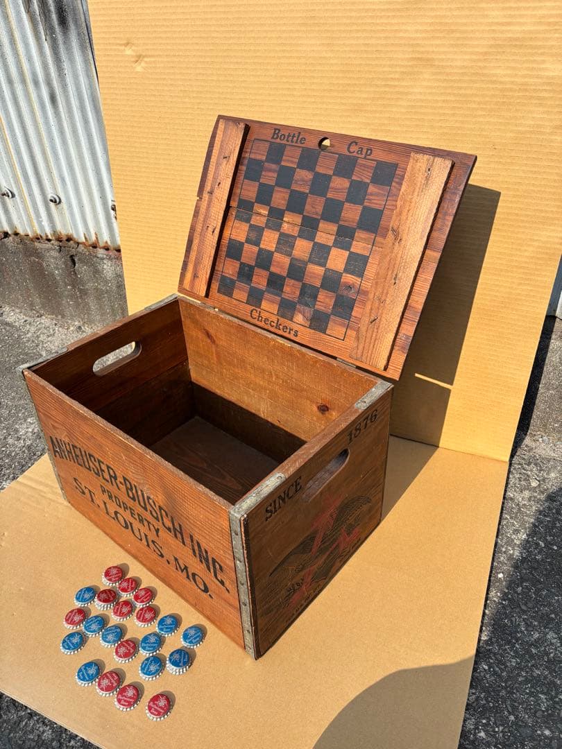 ★Budweiser ヴィンテージ木箱 Anheuser-Busch★ 希少