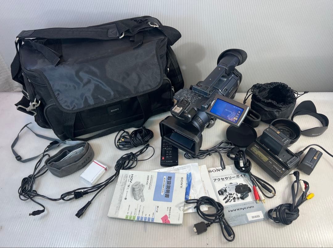 SONY HDV HDR-FX1ビデオカメラ 本体と付属品一式