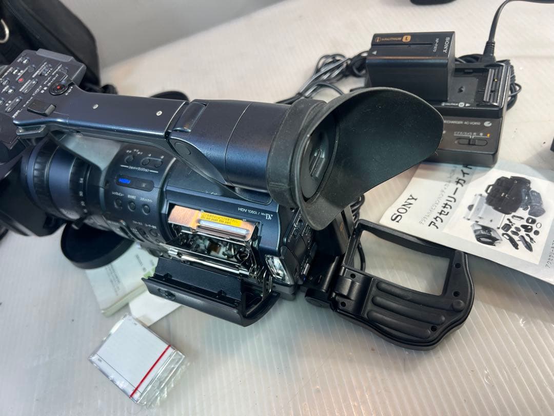 SONY HDV HDR-FX1ビデオカメラ 本体と付属品一式
