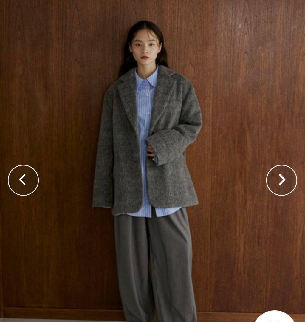 HTM★ シャギーテーラードジャケット