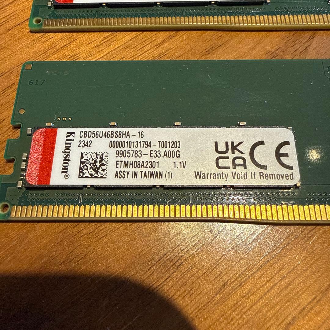 Kingston DDR5 32GB(16GB×2) CBD56U46