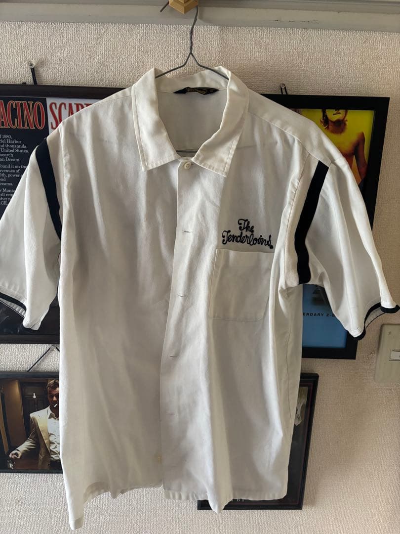 tenderloin 黄金期　刺繍入りショートスリーブボーリングシャツ