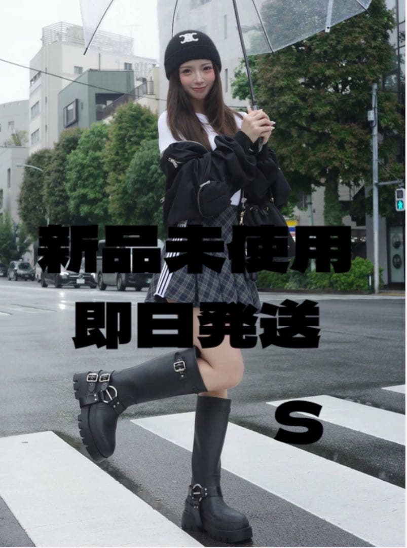 Darich♡新品ハーネスラバーブーツ【Ｓ】