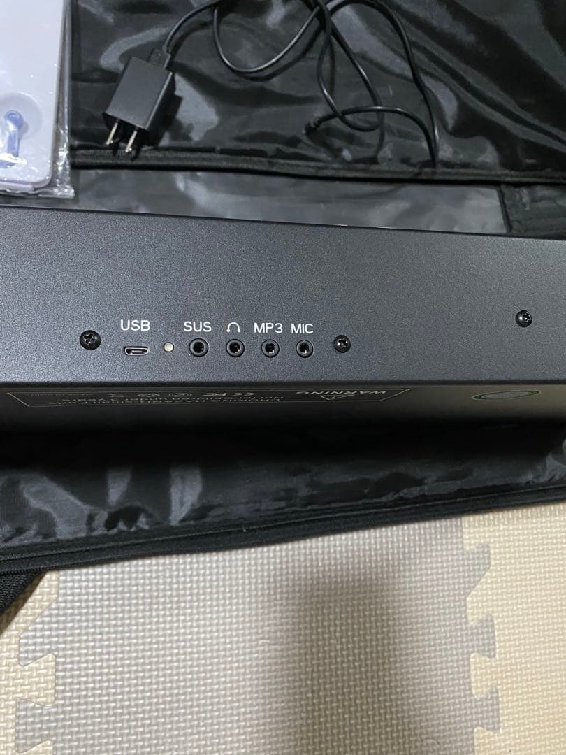 TOMOI 88鍵盤 電子ピアノ 付属品完備 初心者向け ポータブル 譜面台