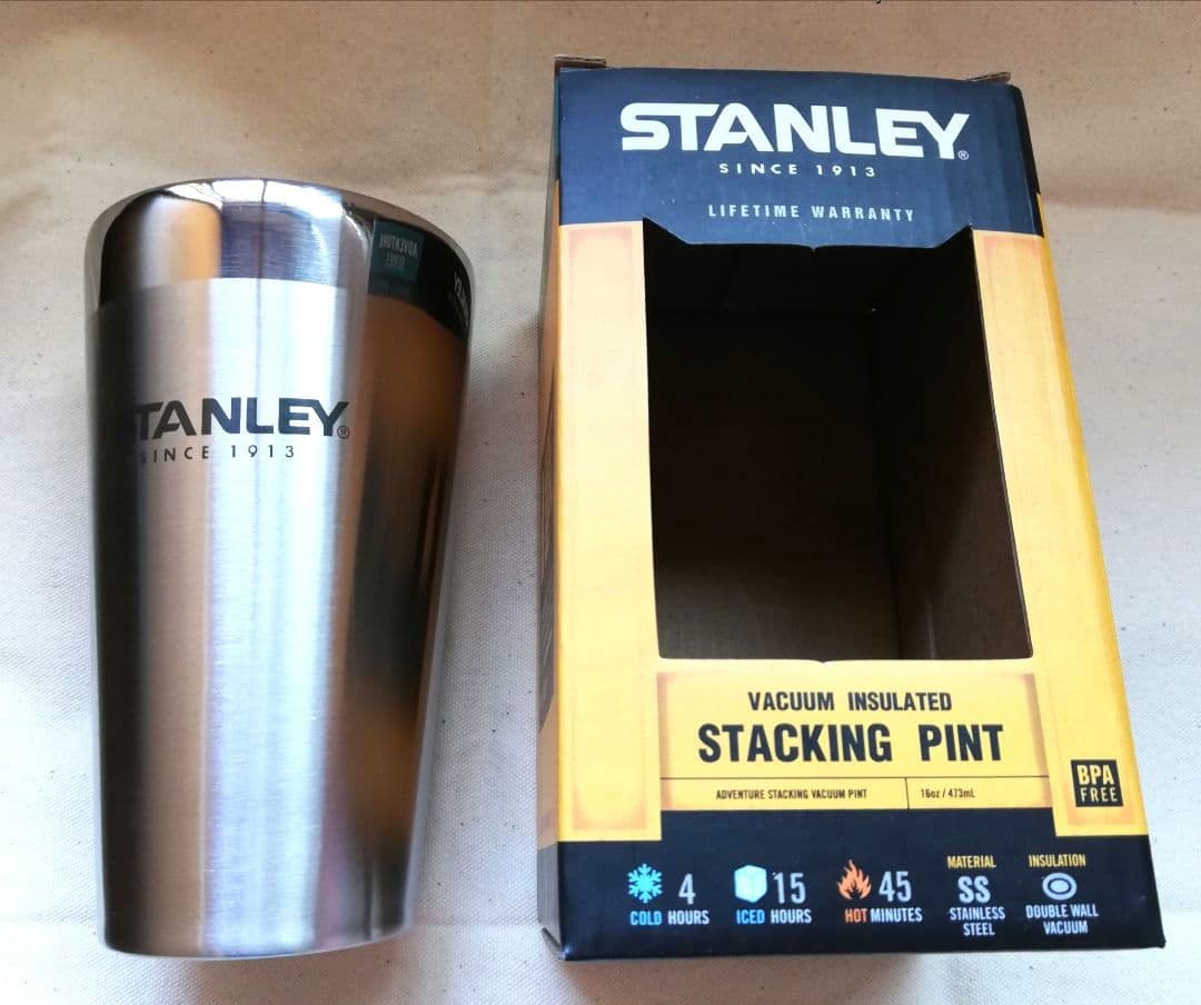 【未使用】希少！旧ロゴ☆スタンレー スタッキング真空パイント ２個セット