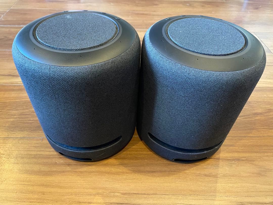 エコースタジオ studio スマートスピーカー ブラック　2個セット