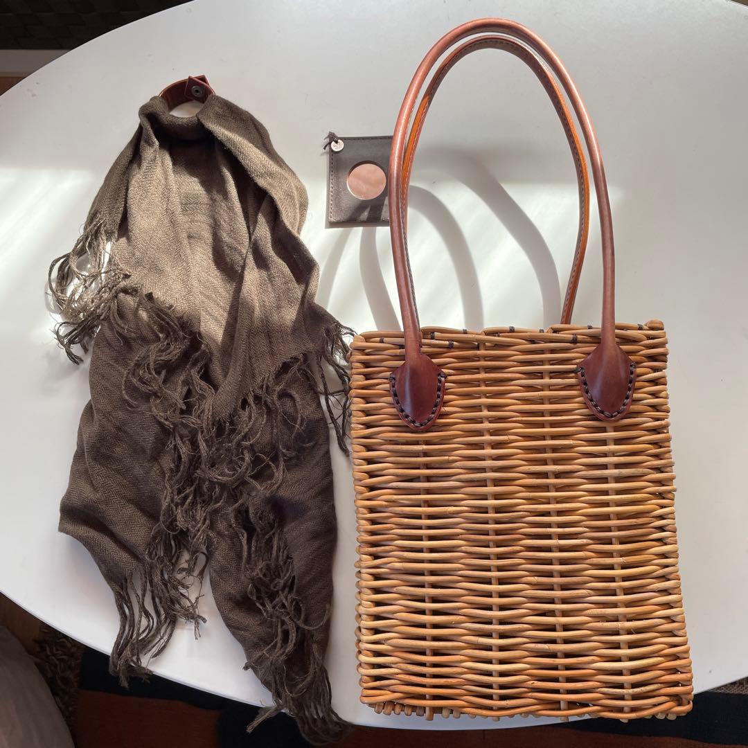 エバゴス ebagos 手提げカゴバッグ