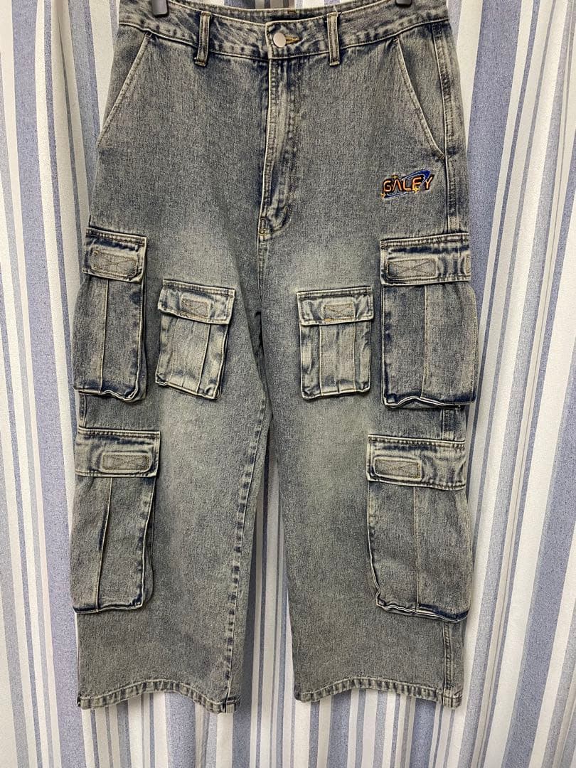 GALFY デニム ワイド カーゴ L 中型犬 男女兼用