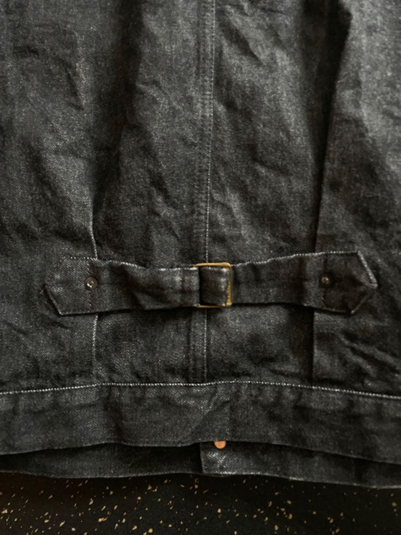 boncoura 9周年　ブラックデニムジャケット　1st