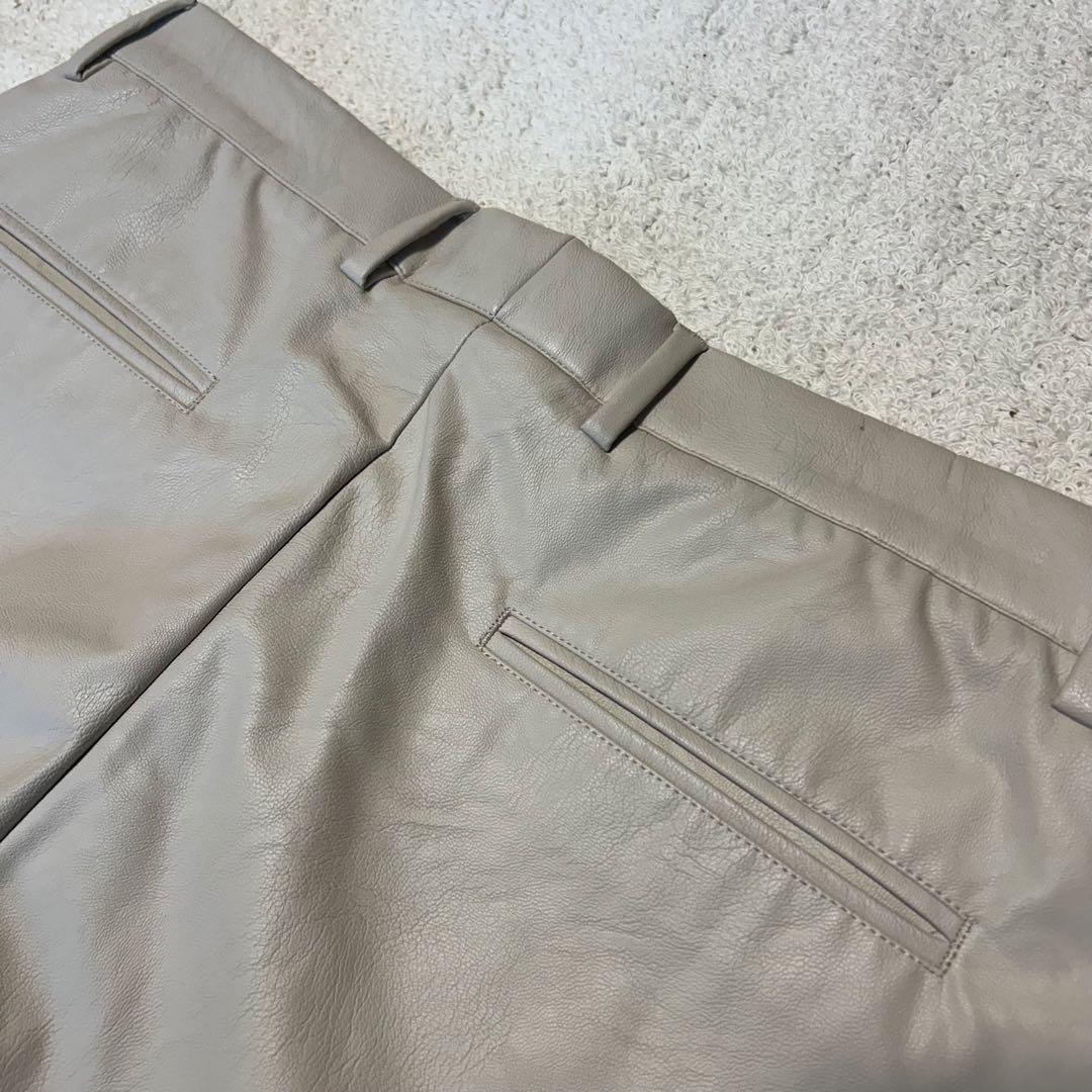 ジャブスアルキヴィオ　マサッチョ　シンセティックレザーパンツ　70周年記念　50