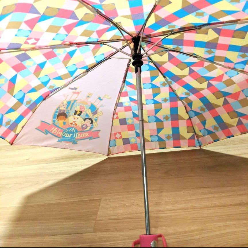 タグ付　パリディズニー　イッツアスモールワールド　かわいい折りたたみ傘