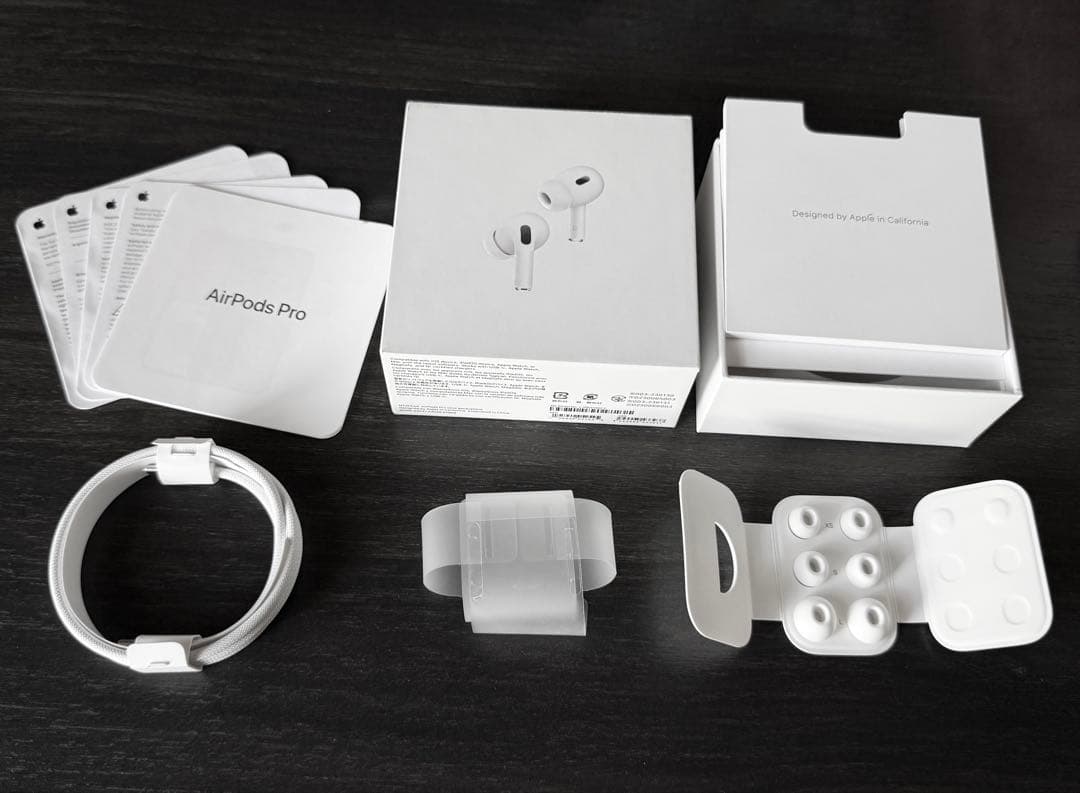 未使用に近い　保証付　2025年1月購入　AirPods Pro 2 USB-C