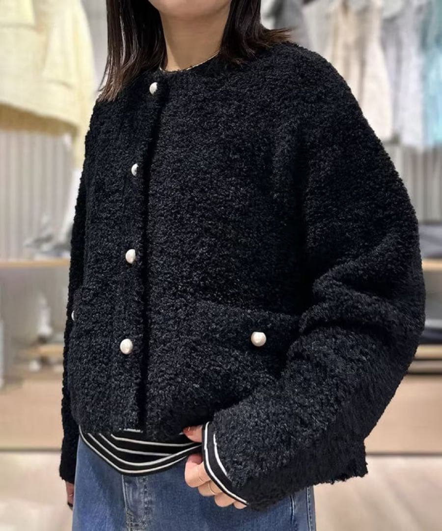 【2色セット　新品未使用】STORY×UNFILOシャギーニット カーディガン