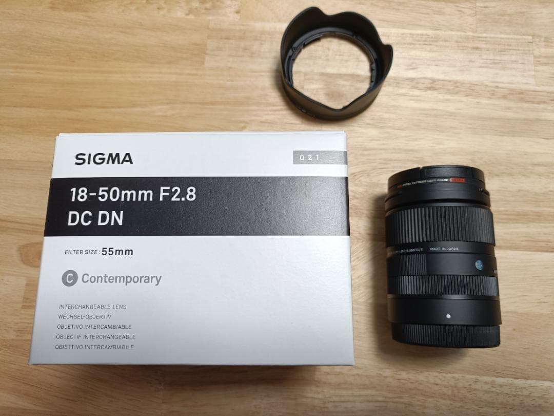 SIGMA 18-50mm F2.8 DC DN（Eマウント） フィルター付