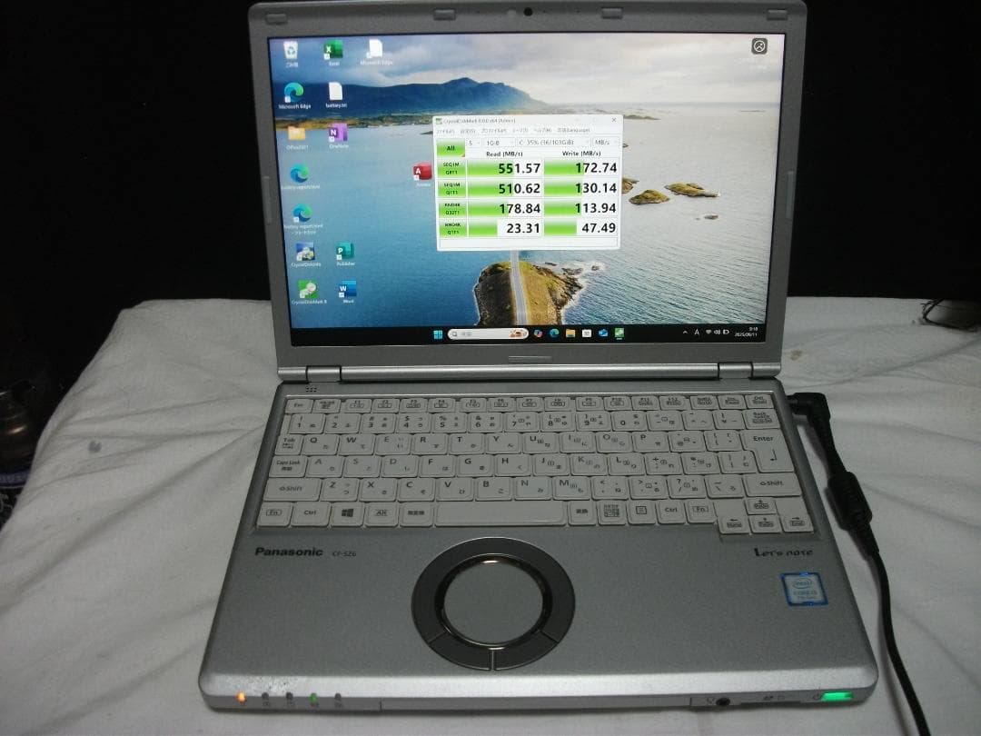 Windowsノート本体 Win11 Let'snote CF-SZ6/4GB+SSD128(465)